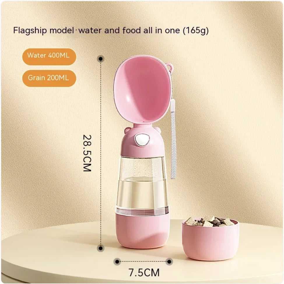 Travel-Friendly Pet Hydration Bottle