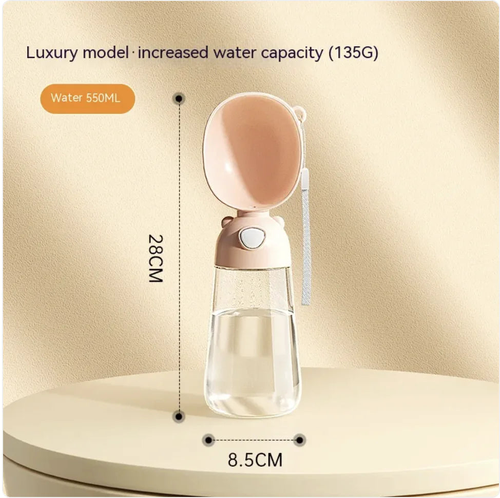 Travel-Friendly Pet Hydration Bottle