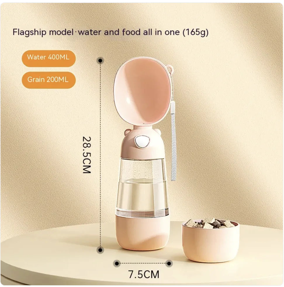 Travel-Friendly Pet Hydration Bottle