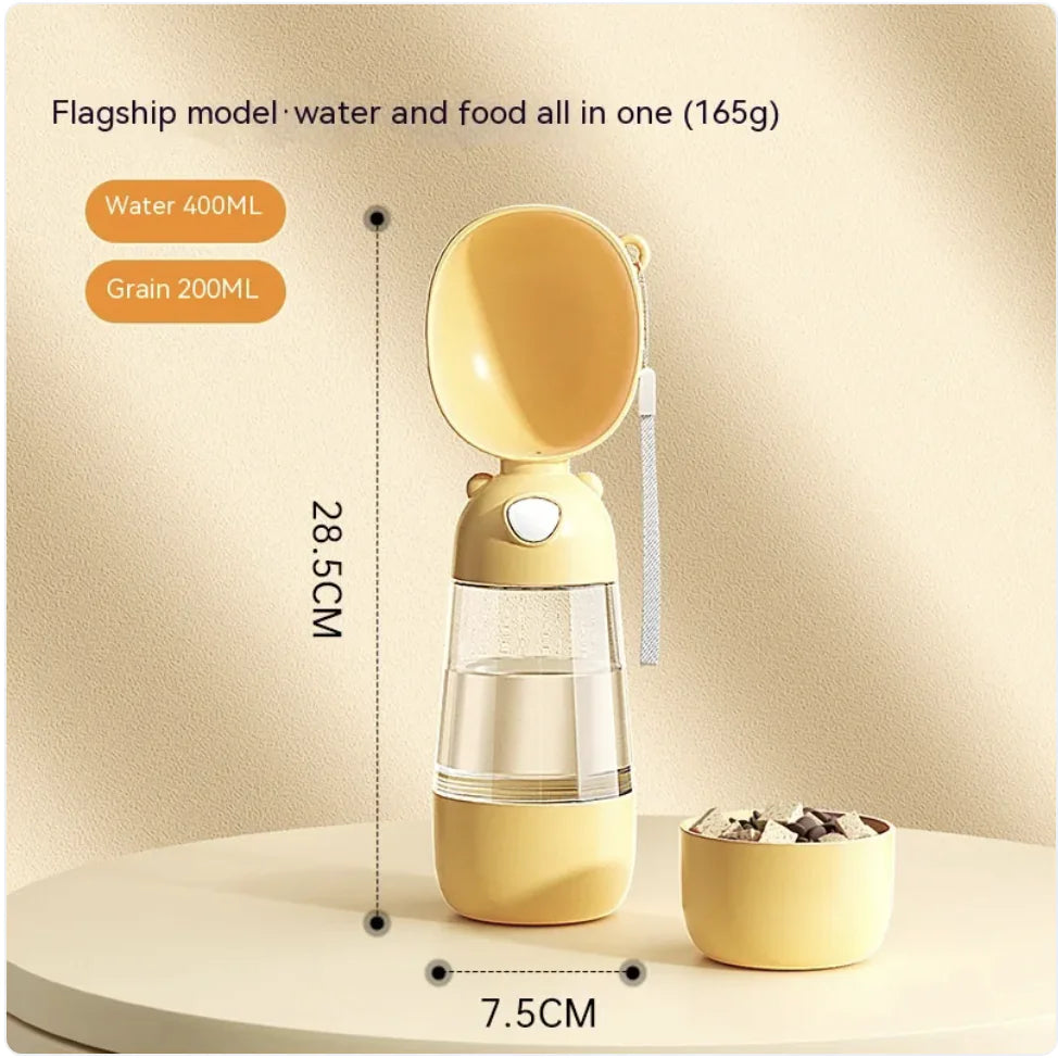 Travel-Friendly Pet Hydration Bottle